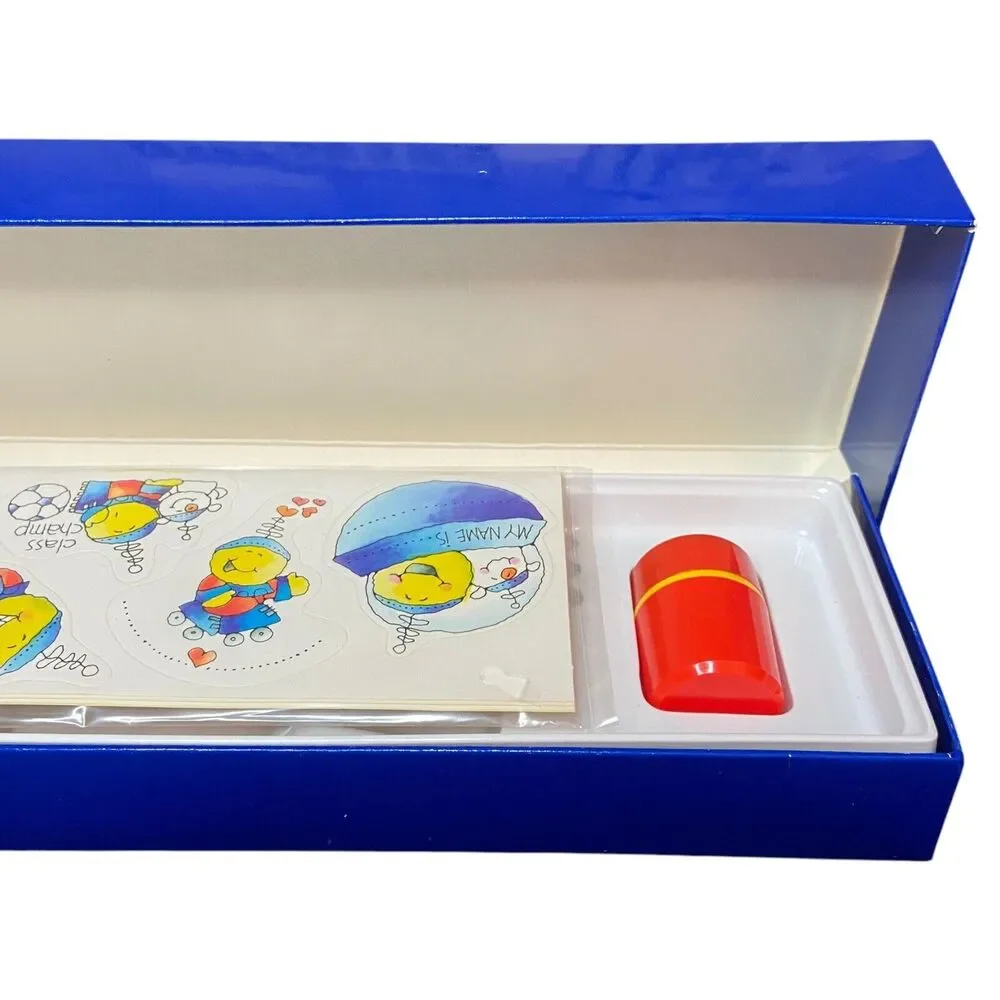 VTG 1987 AVON B.B. Brightstar Back To School Kit Stamp/Stickers/Clips NOS NEW